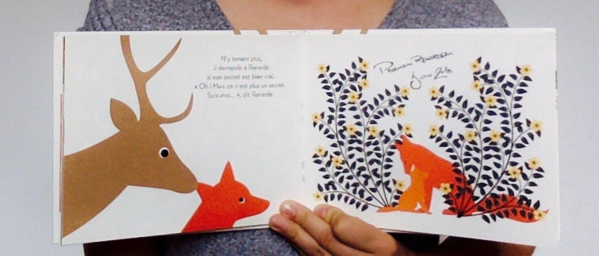 Mais lorsque le grand cerf l'apprend à son tour, il demande à la renarde si c'est bien vrai.